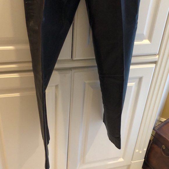 ⭐️ Bill Atkinson Vintage, High Waist Lined Cowhide Leather front pocket trousers - Picture 3 of 11